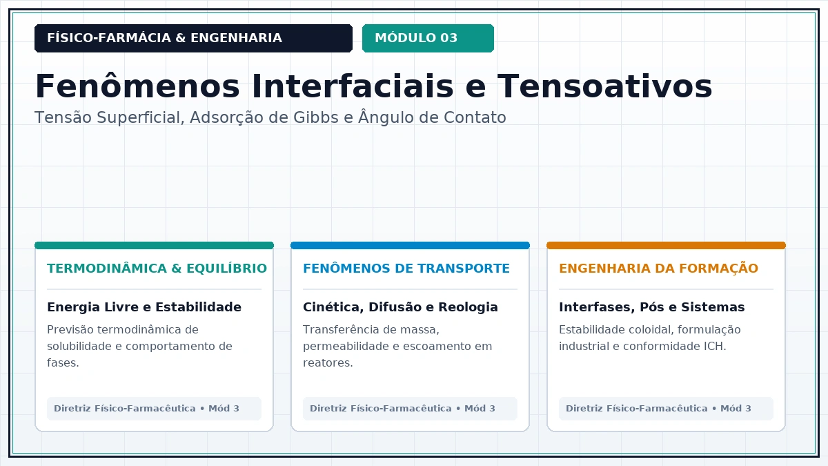 Capa: Físico-Farmácia Aula 062 — Equação de Young-Laplace e Pressão Capilar em Sistemas Porosos Farmacêuticos — Foco Avançado Parte 7