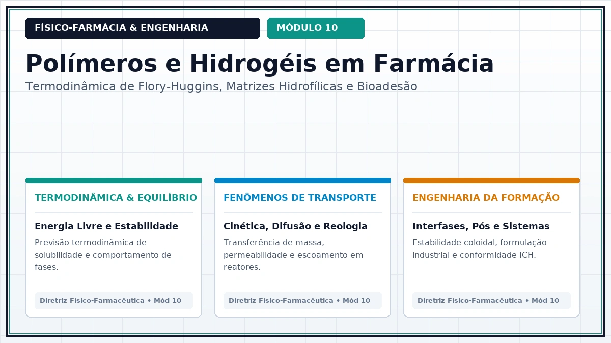 Capa: Físico-Farmácia Aula 279 — Polímeros Biodegradáveis PLGA e PLA na Fabricação de Micropartículas e Implantes Parenterais — Foco Avançado Parte 28
