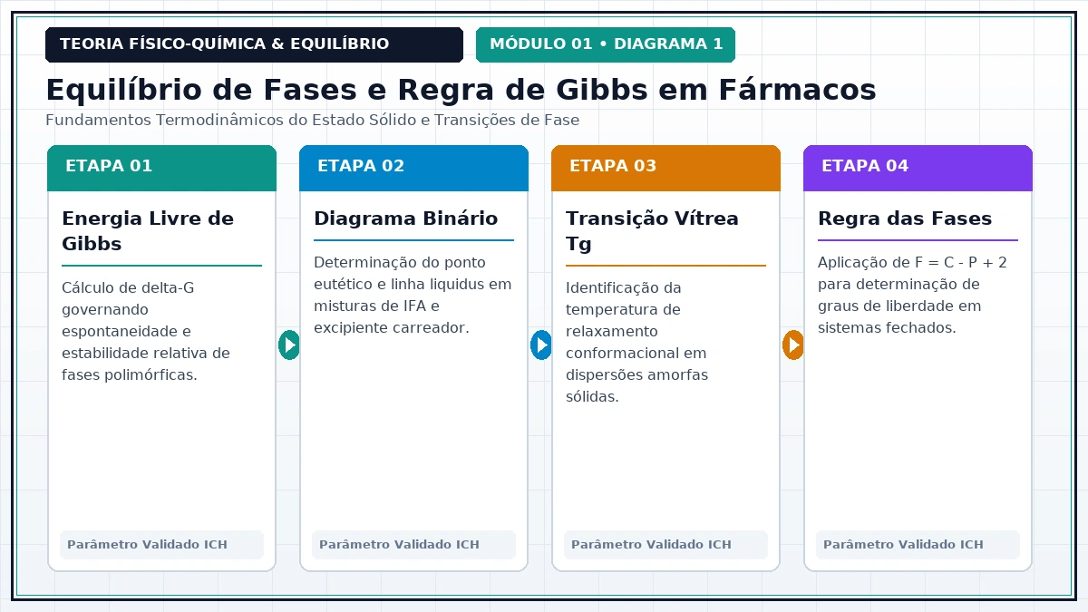 Diagrama Físico-Químico Teórico - Termodinâmica Farmacêutica e Equilíbrio de Fases