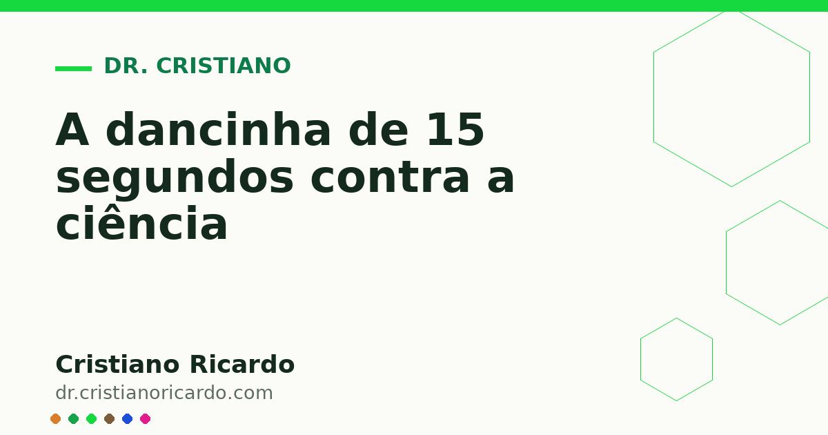 Card OG automático: A dancinha de 15 segundos contra a ciência