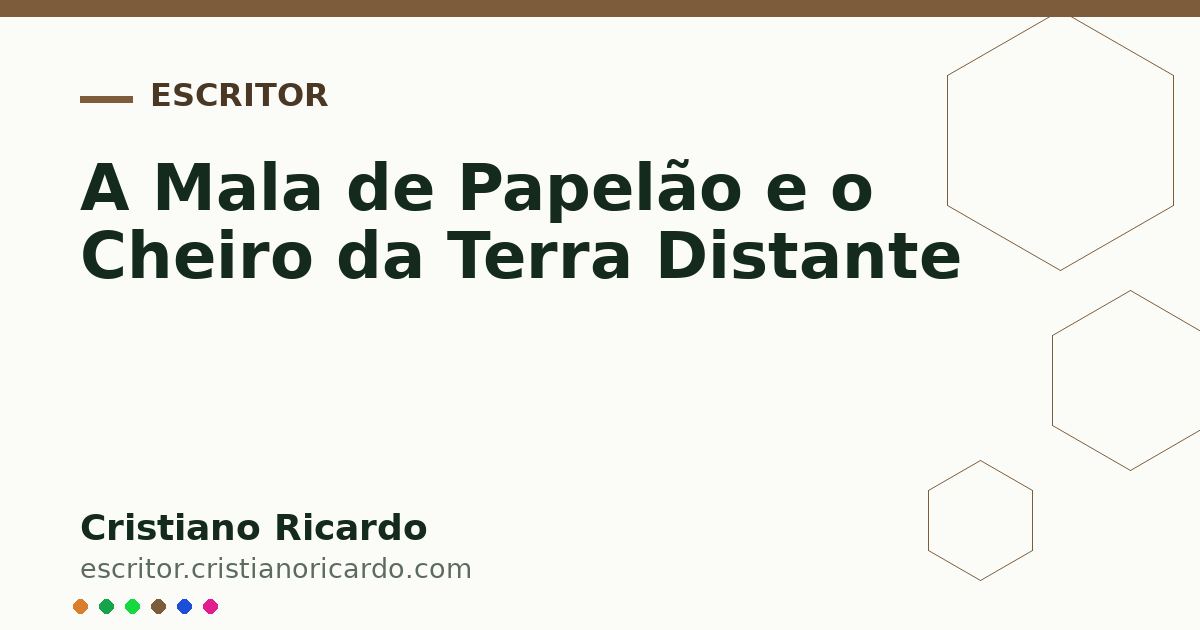 Card OG automático: A Mala de Papelão e o Cheiro da Terra Distante