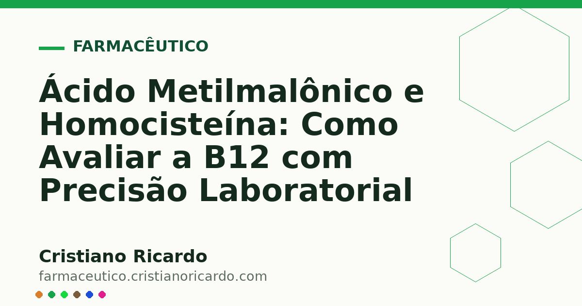 Card OG automático: Ácido Metilmalônico e Homocisteína: Como Avaliar a B12 com Precisão Laboratorial