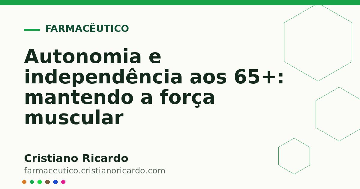 Card OG automático: Autonomia e independência aos 65+: mantendo a força muscular