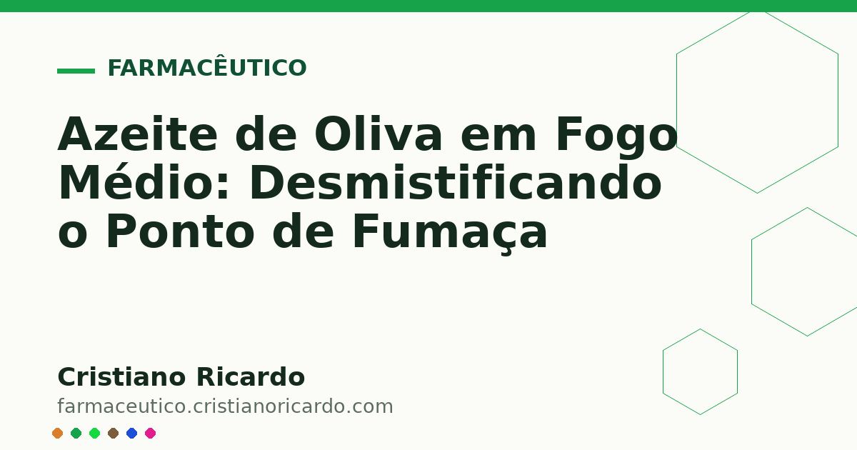Card OG automático: Azeite de Oliva em Fogo Médio: Desmistificando o Ponto de Fumaça