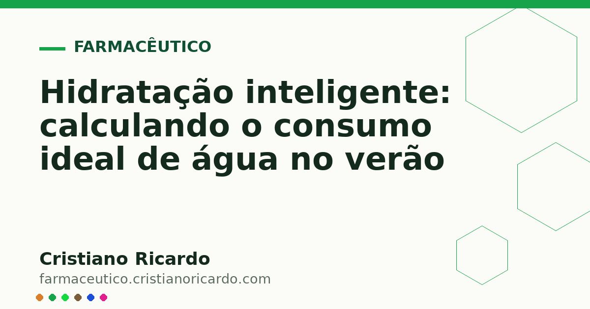 Card OG automático: Hidratação inteligente: calculando o consumo ideal de água no verão
