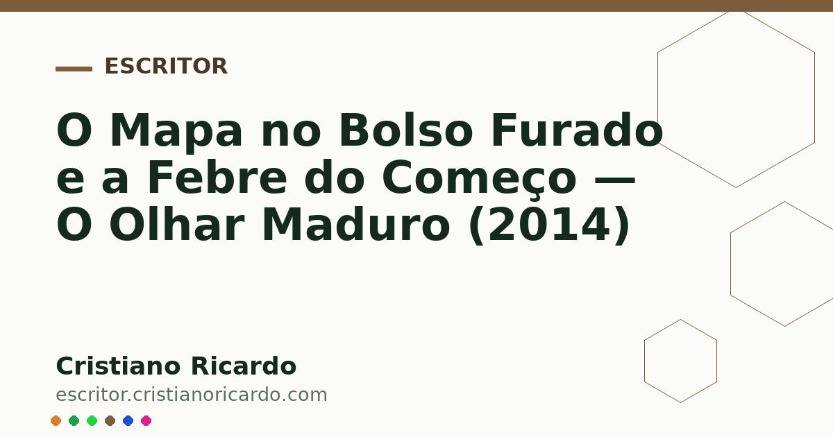 Card OG automático: O Mapa no Bolso Furado e a Febre do Começo — O Olhar Maduro (2014)