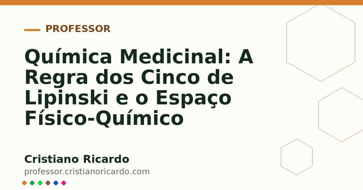 Card OG automático: Química Medicinal: A Regra dos Cinco de Lipinski e o Espaço Físico-Químico