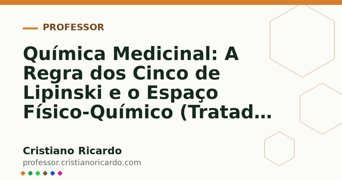 Card OG automático: Química Medicinal: A Regra dos Cinco de Lipinski e o Espaço Físico-Químico (Tratado de Química Farmacêutica 2018)