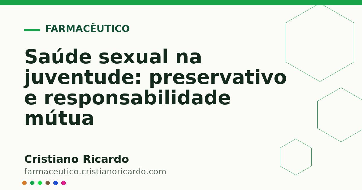 Card OG automático: Saúde sexual na juventude: preservativo e responsabilidade mútua