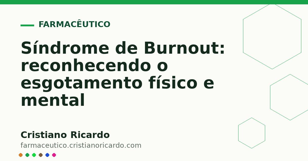 Card OG automático: Síndrome de Burnout: reconhecendo o esgotamento físico e mental